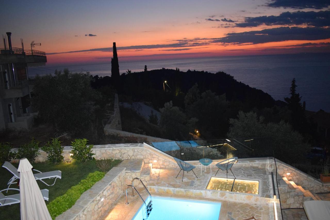 Villa Thetis With Private Pool Where The Sunsets Fade Away Áyios Nikítas Exterior foto